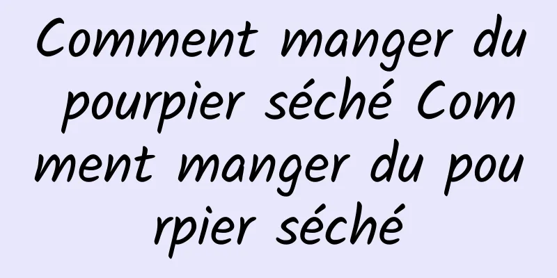 Comment manger du pourpier séché Comment manger du pourpier séché