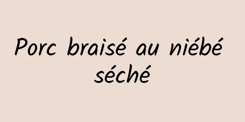 Porc braisé au niébé séché