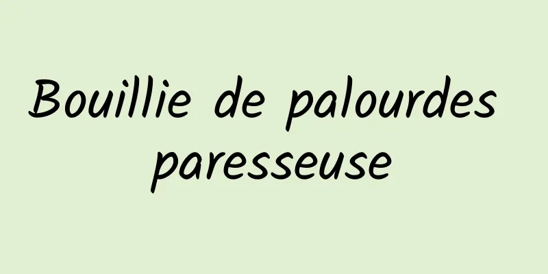 Bouillie de palourdes paresseuse