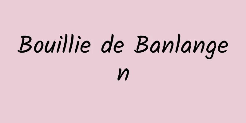 Bouillie de Banlangen
