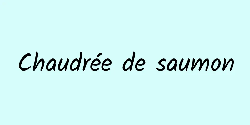 Chaudrée de saumon
