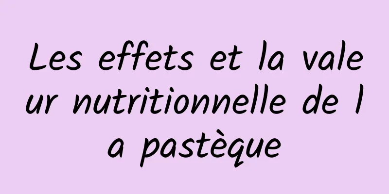 Les effets et la valeur nutritionnelle de la pastèque