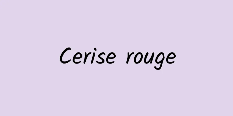 Cerise rouge