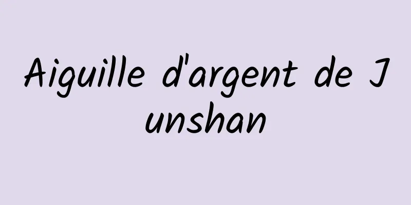 Aiguille d'argent de Junshan