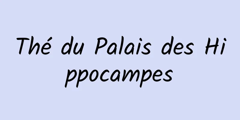 Thé du Palais des Hippocampes